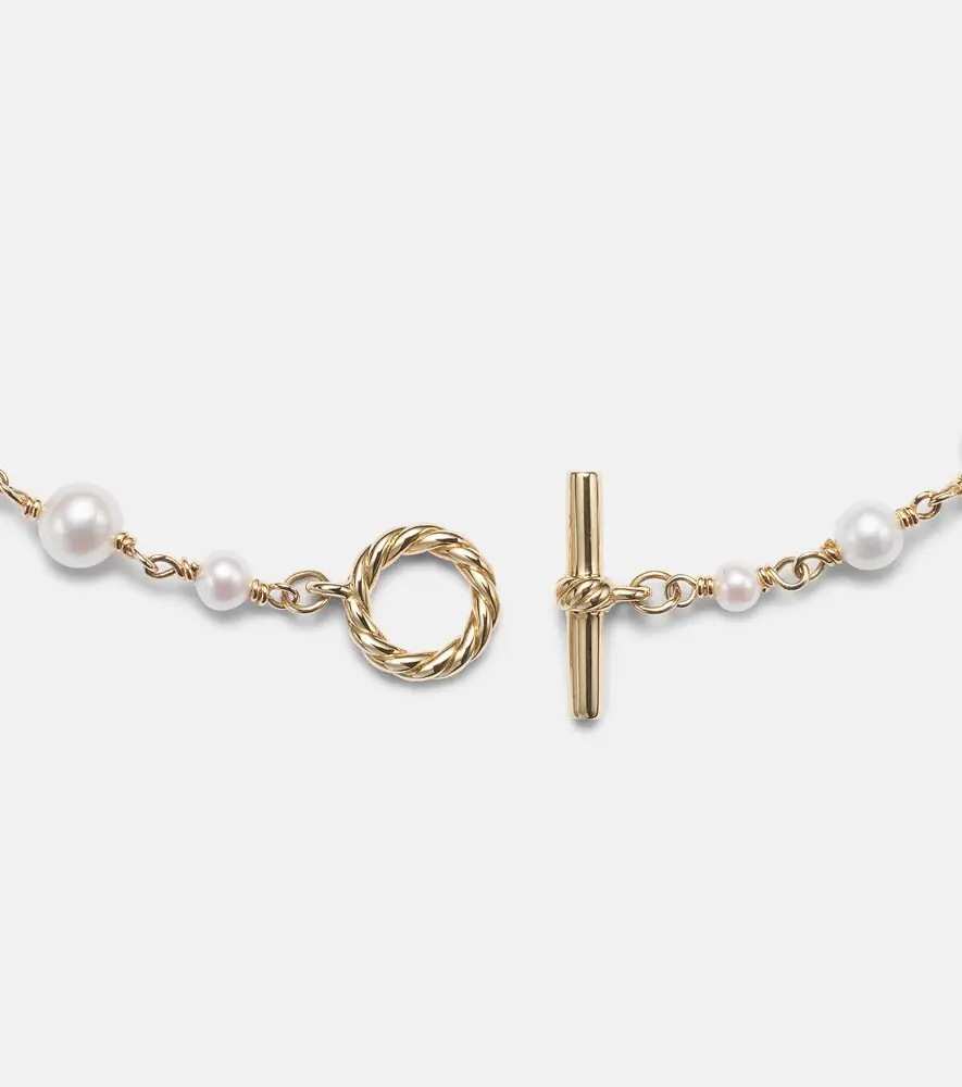 David Yurman Pearl Classics 18kt gold bracelet with pearls | Thumbnail 5