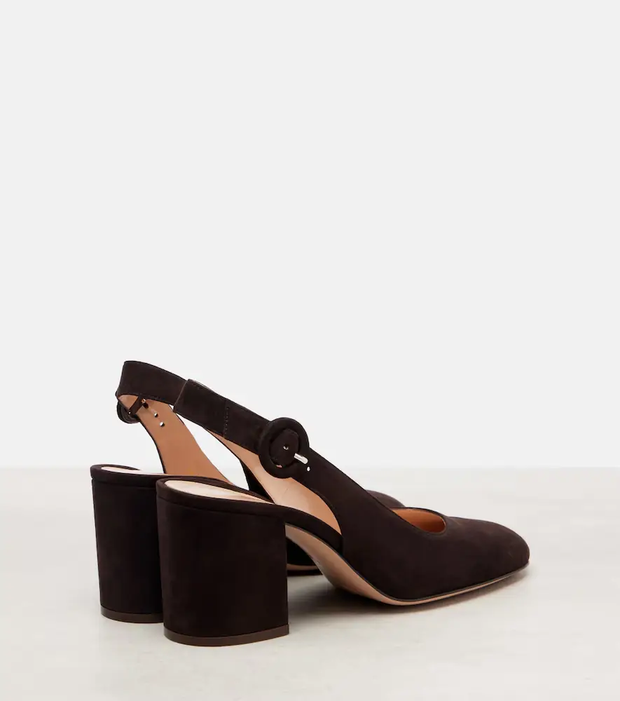 Gianvito Rossi Suede slingback pumps | Thumbnail 4