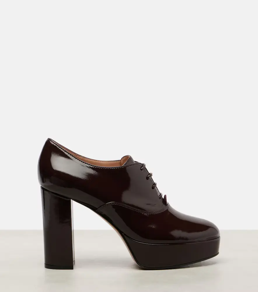 Gianvito Rossi 70 lace-up leather platform pumps | Thumbnail 2