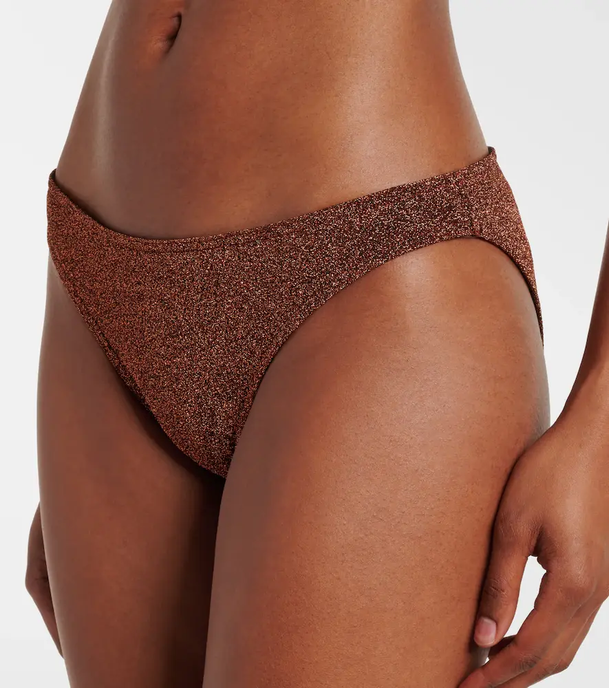 Eres Etincelant lurex bandeau bikini bottoms | Thumbnail 3