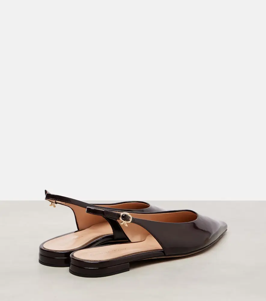 Gianvito Rossi Robbie leather slingback flats | Thumbnail 3 Gianvito Rossi Robbie leather slingback flats | Thumbnail 3