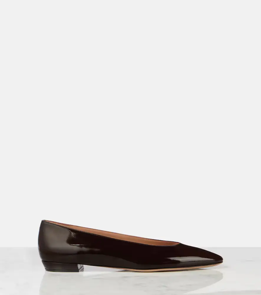 Gianvito Rossi Amelia patent leather ballet flats | Thumbnail 5