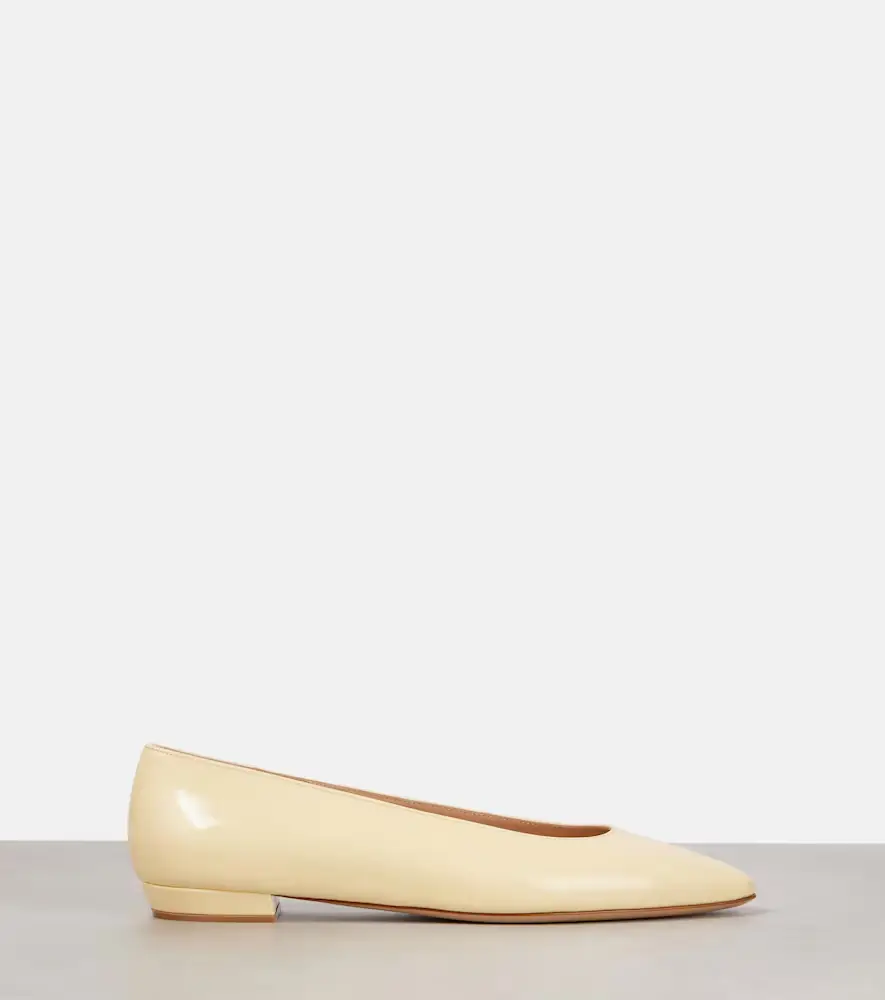 Gianvito Rossi Amelia 15 leather ballet flats | Thumbnail 2