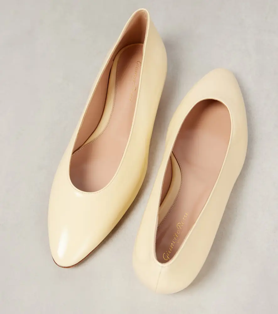 Gianvito Rossi Amelia 15 leather ballet flats | Thumbnail 4