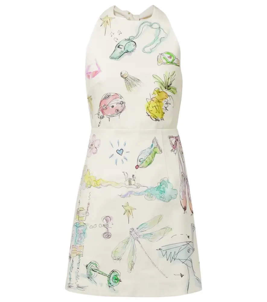 Alemais Alémais Court printed cotton minidress | Image 1 Alemais Alémais Court printed cotton minidress | Image 1