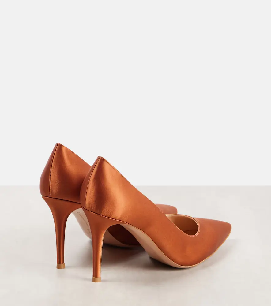 Gianvito Rossi Gianvito 85 satin pumps | Thumbnail 3 Gianvito Rossi Gianvito 85 satin pumps | Thumbnail 3