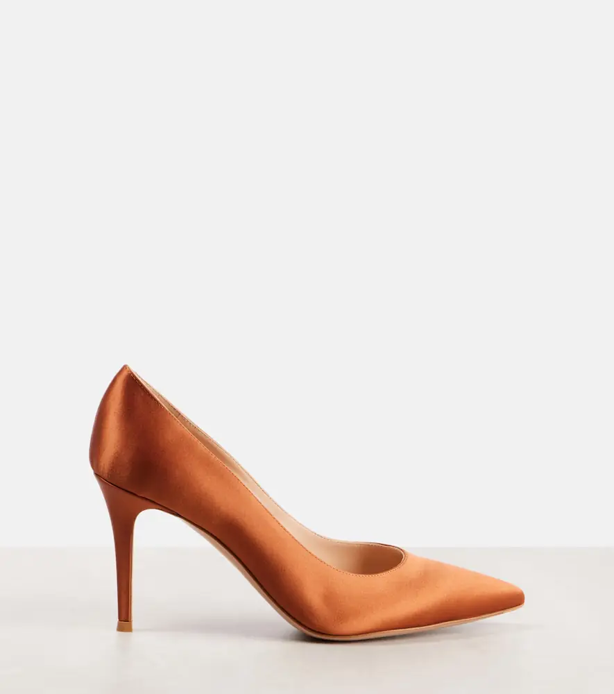 Gianvito Rossi Gianvito 85 satin pumps | Thumbnail 4 Gianvito Rossi Gianvito 85 satin pumps | Thumbnail 4