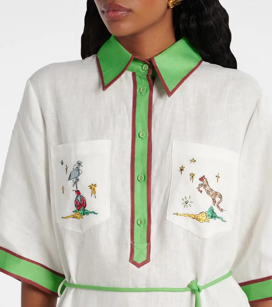 ALÉMAIS Alémais Play linen polo dress | Thumbnail 2 ALÉMAIS Alémais Play linen polo dress | Thumbnail 2