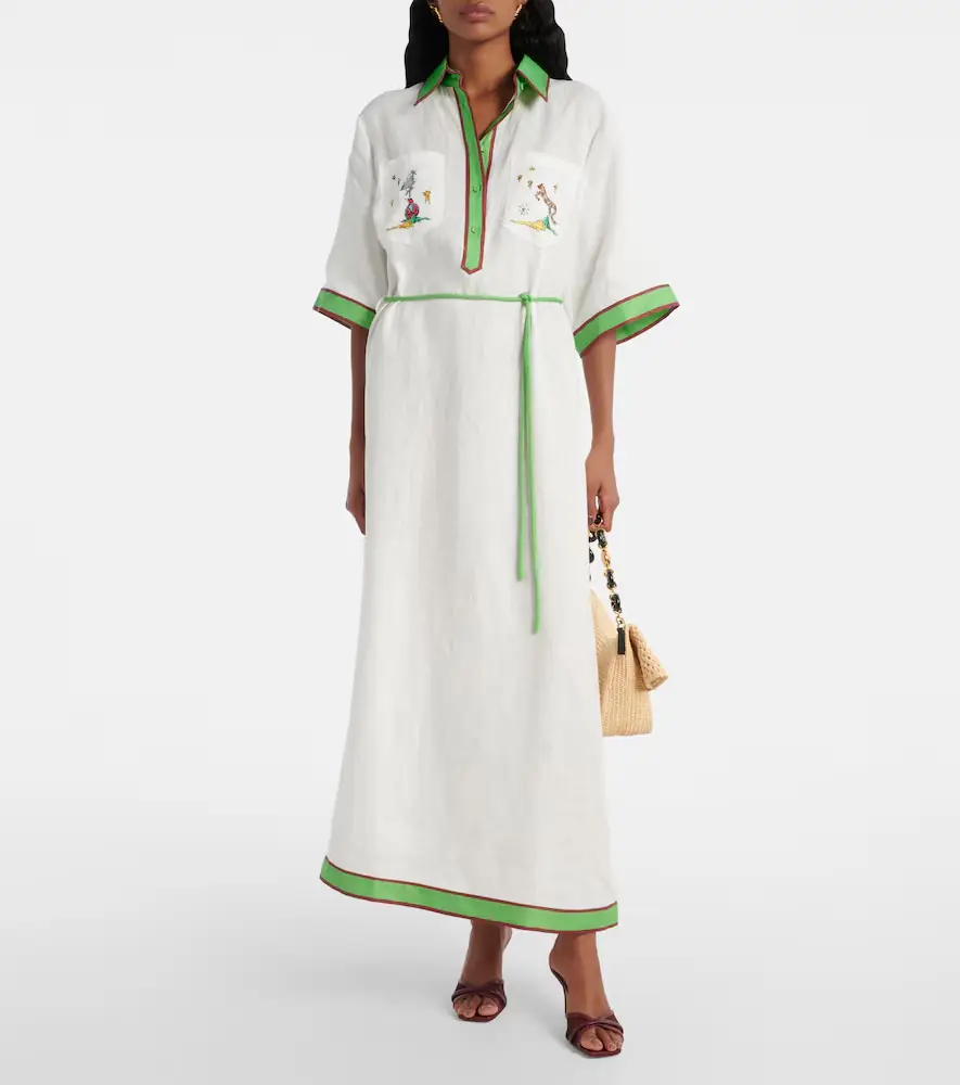 ALÉMAIS Alémais Play linen polo dress | Thumbnail 5 ALÉMAIS Alémais Play linen polo dress | Thumbnail 5