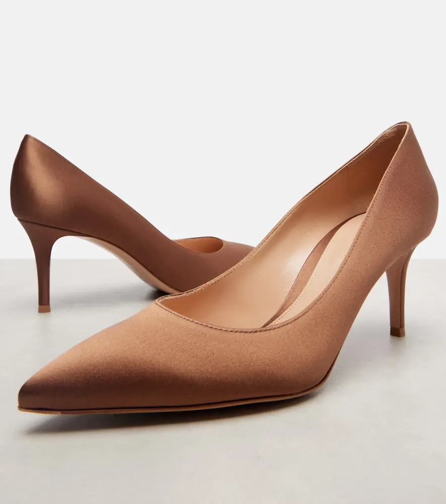Gianvito Rossi Gianvito 70 crêpe satin pumps | Thumbnail 4