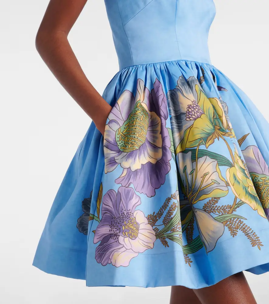 ALÉMAIS Alémais Donata floral minidress | Thumbnail 4