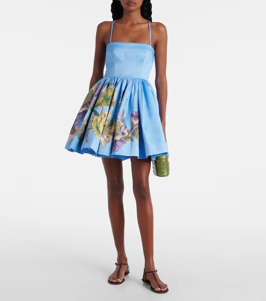 ALÉMAIS Alémais Donata floral minidress | Thumbnail 5