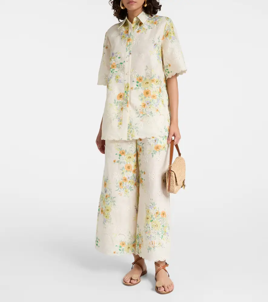 ALÉMAIS Alémais Juliette floral linen shirt | Thumbnail 5