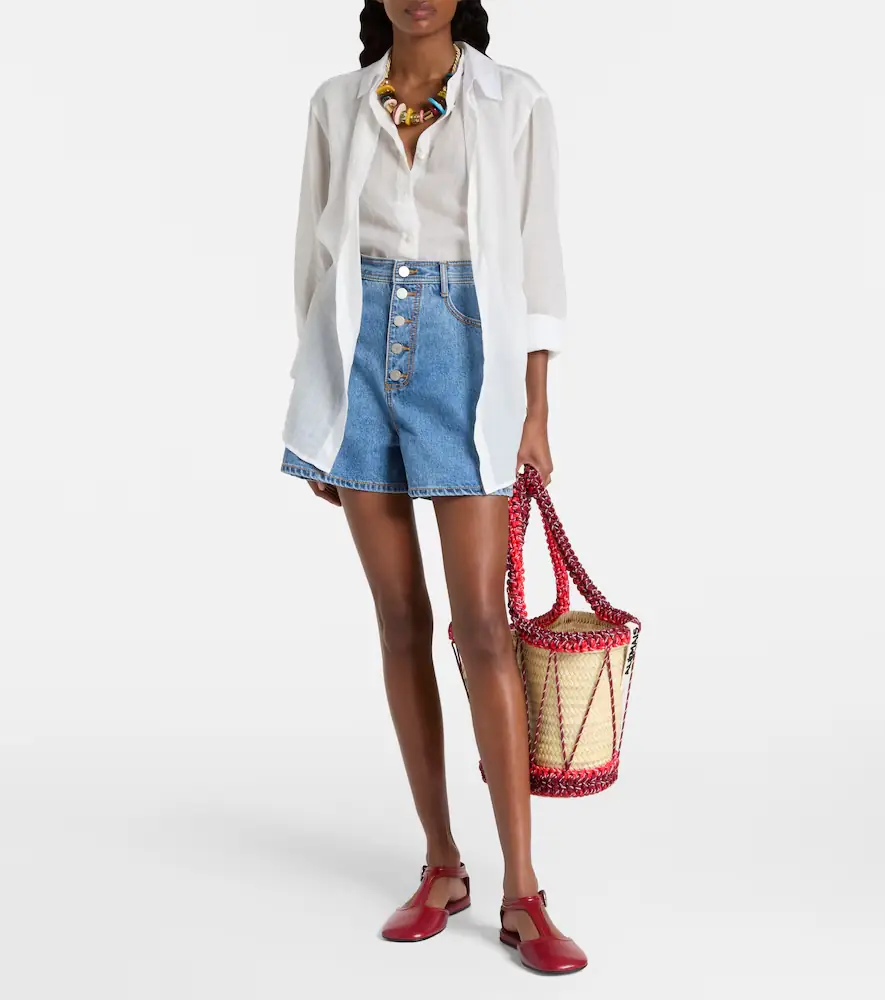 ALÉMAIS Alémais Stephi high-rise denim shorts | Thumbnail 2
