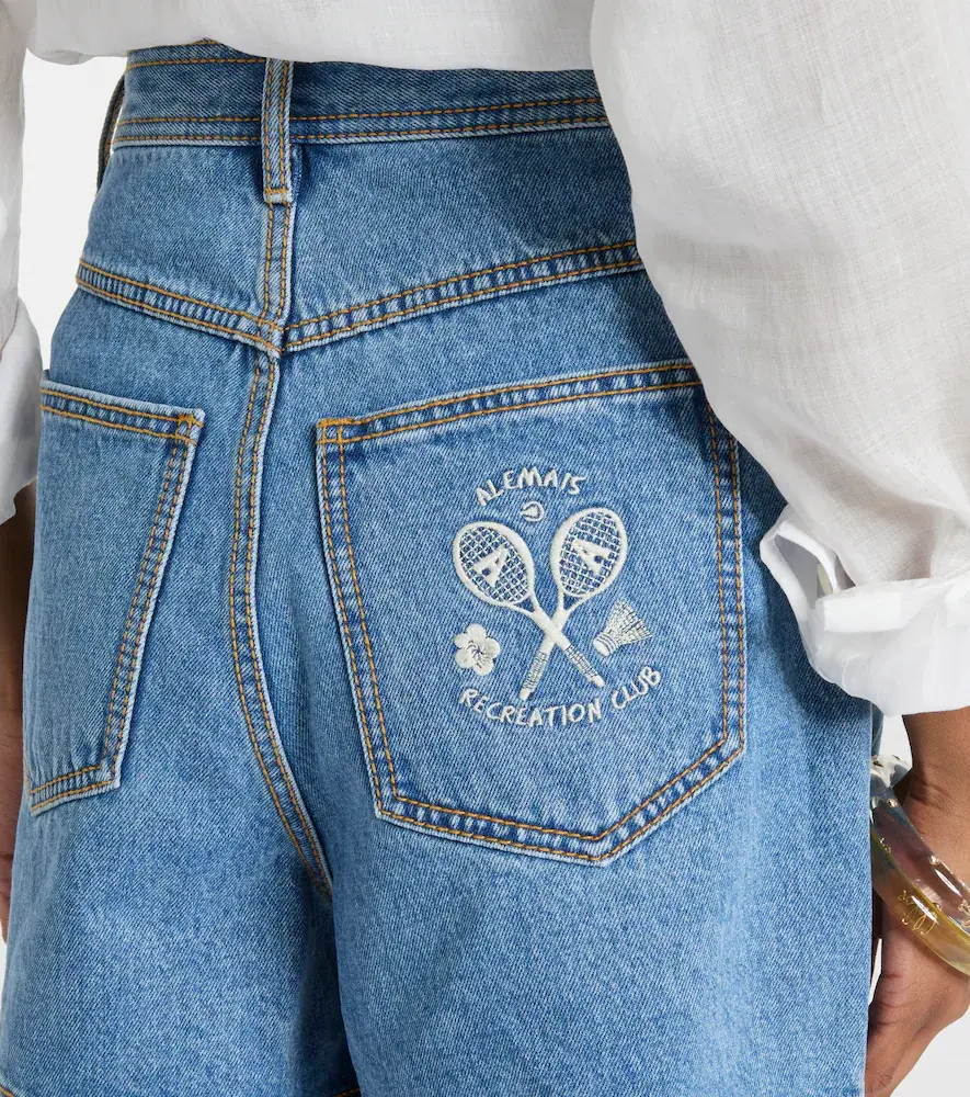 ALÉMAIS Alémais Stephi high-rise denim shorts | Thumbnail 3