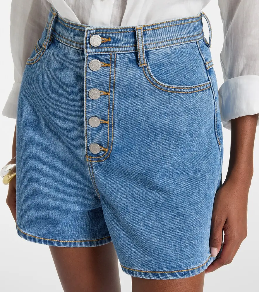 ALÉMAIS Alémais Stephi high-rise denim shorts | Thumbnail 4