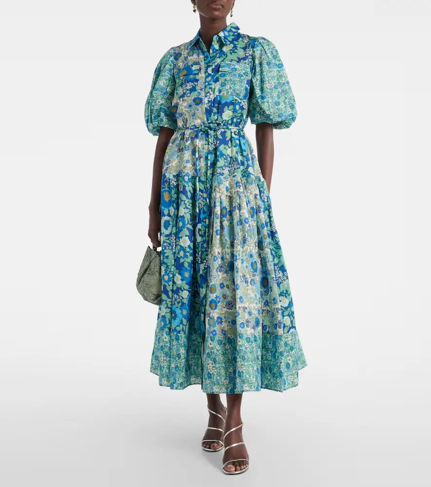 ALÉMAIS Alémais Sacha floral ramie shirt dress | Thumbnail 2