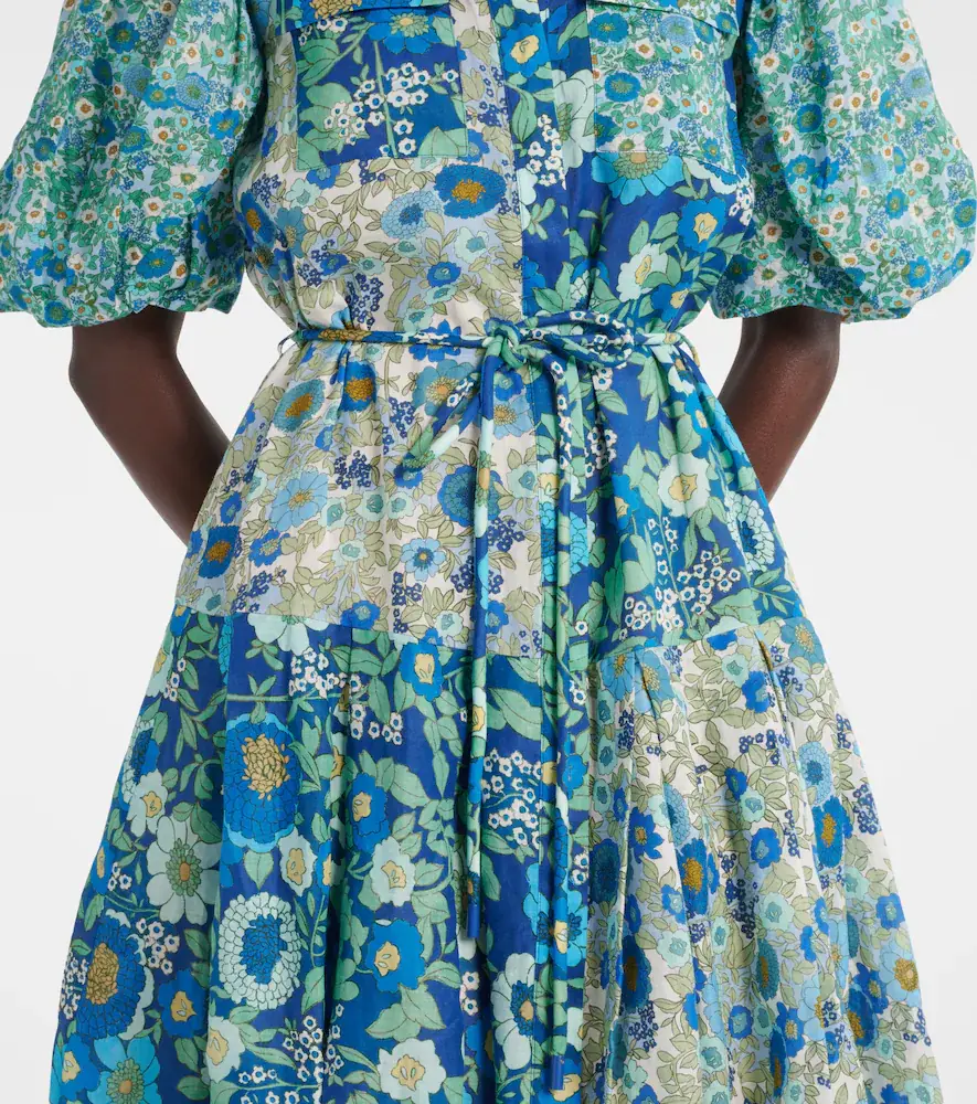 ALÉMAIS Alémais Sacha floral ramie shirt dress | Thumbnail 3