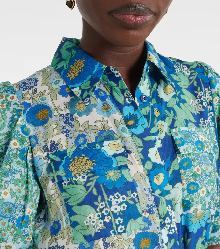 ALÉMAIS Alémais Sacha floral ramie shirt dress | Thumbnail 5