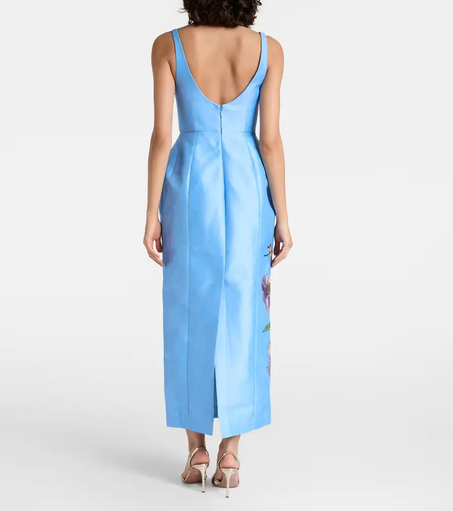 ALÉMAIS Alémais Donata floral taffeta bustier dress | Thumbnail 2