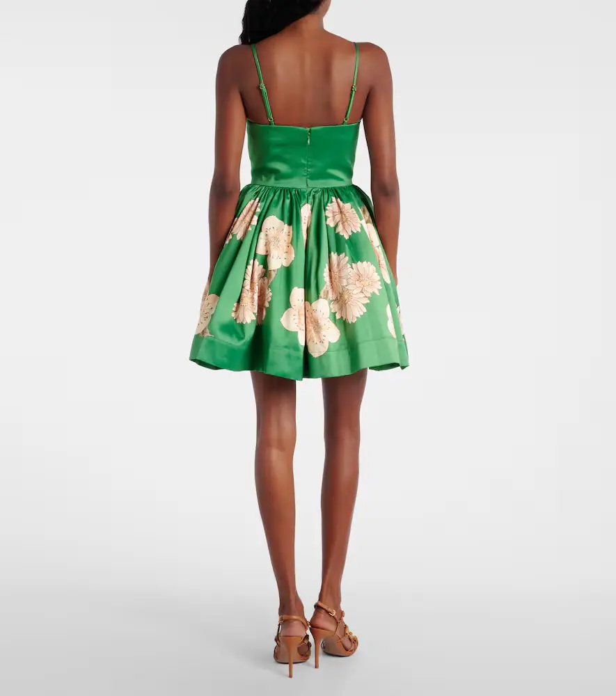 ALÉMAIS Alémais Floral gathered minidress | Thumbnail 2 ALÉMAIS Alémais Floral gathered minidress | Thumbnail 2