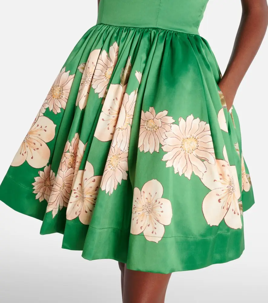 ALÉMAIS Alémais Floral gathered minidress | Thumbnail 4 ALÉMAIS Alémais Floral gathered minidress | Thumbnail 4