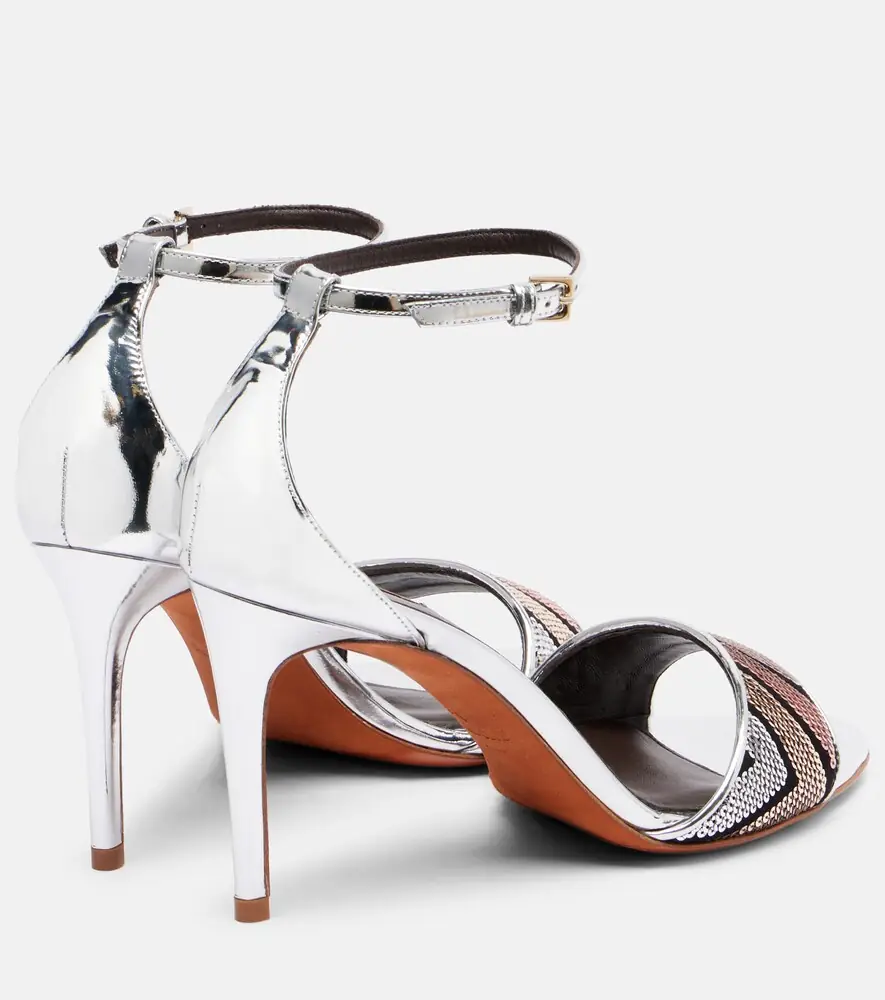 Missoni Belle sequined metallic leather sandals | Thumbnail 4 Missoni Belle sequined metallic leather sandals | Thumbnail 4