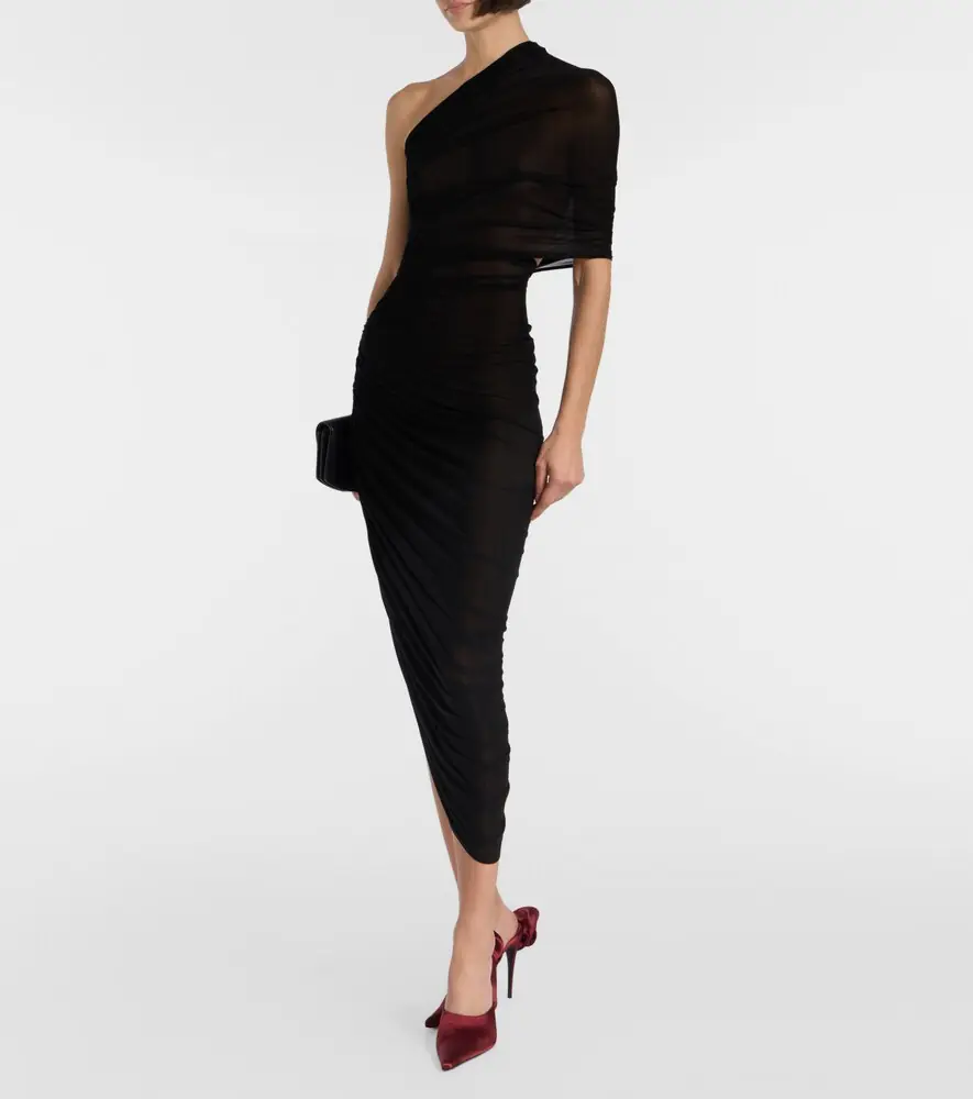 Magda Butrym Floral-appliqué satin pumps | Thumbnail 5 Magda Butrym Floral-appliqué satin pumps | Thumbnail 5