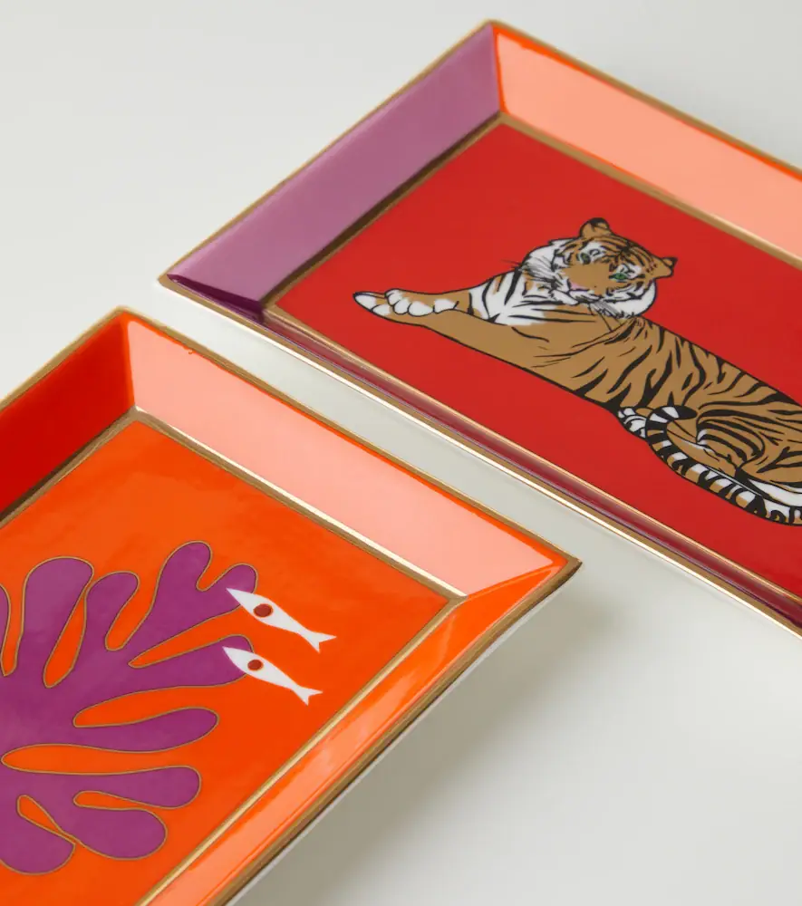 Jonathan Adler Safari porcelain decorative tray | Thumbnail 2