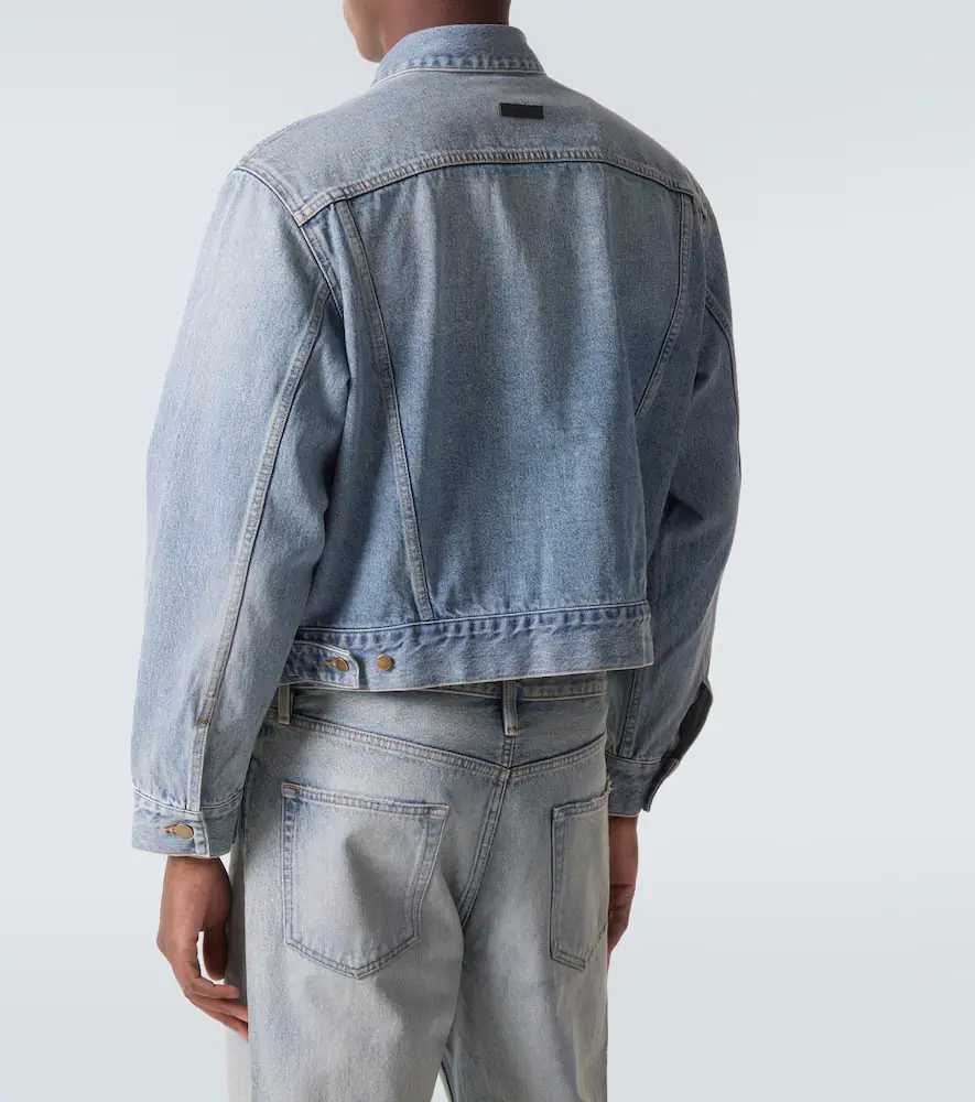 Fear of god Trucker cropped denim jacket | Thumbnail 3 Fear of god Trucker cropped denim jacket | Thumbnail 3