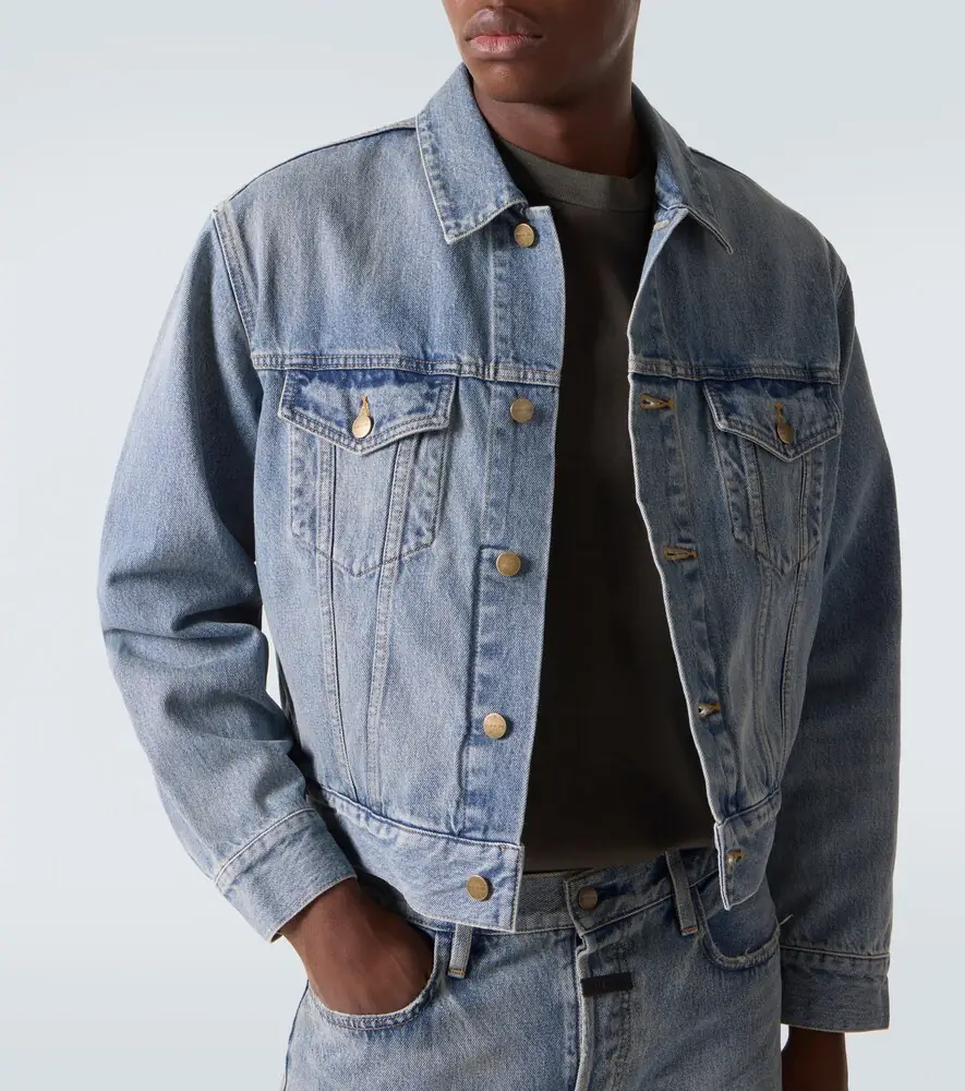 Fear of god Trucker cropped denim jacket | Thumbnail 6 Fear of god Trucker cropped denim jacket | Thumbnail 6