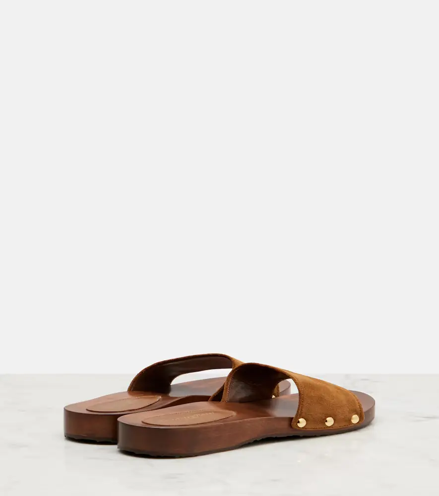 Gianvito Rossi Riviera suede slides | Thumbnail 2