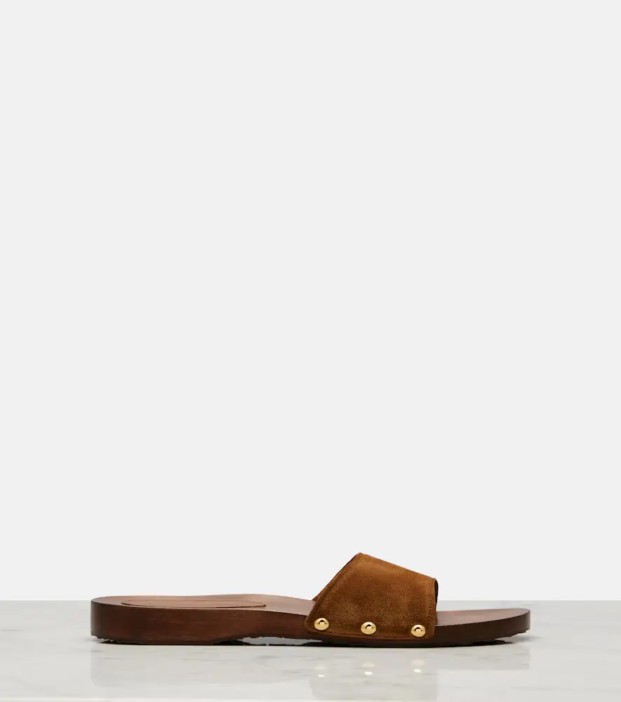 Gianvito Rossi Riviera suede slides | Thumbnail 3