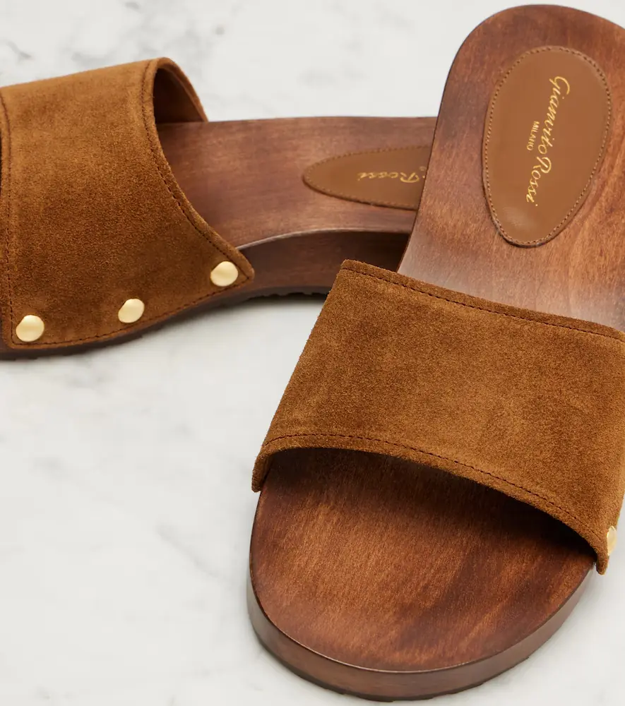 Gianvito Rossi Riviera suede slides | Thumbnail 4