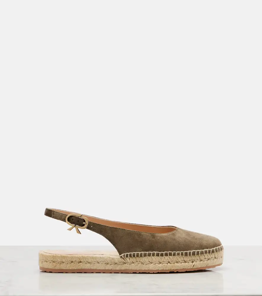 Gianvito Rossi Paz suede slingback espadrilles | Thumbnail 3