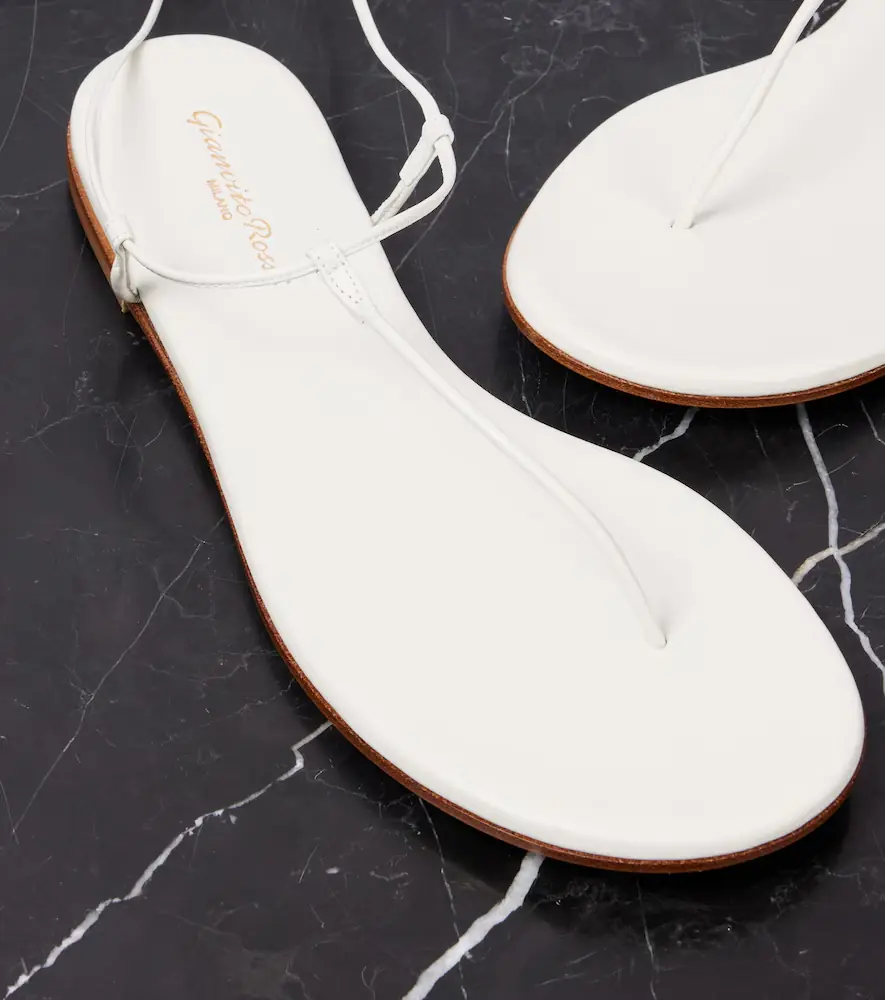 Gianvito Rossi Gwyneth leather sandals | Thumbnail 3