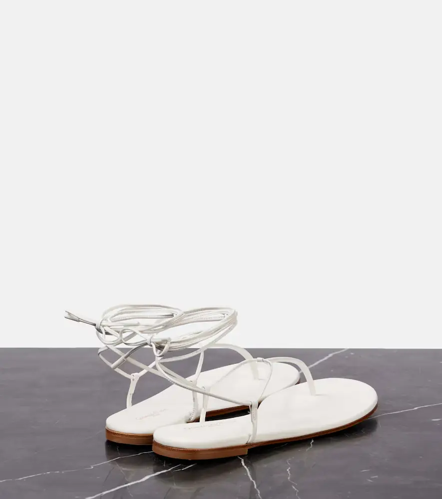 Gianvito Rossi Gwyneth leather sandals | Thumbnail 4
