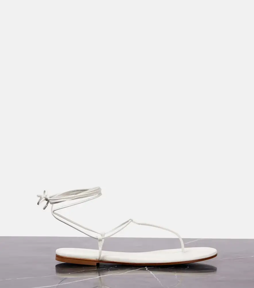 Gianvito Rossi Gwyneth leather sandals | Thumbnail 5