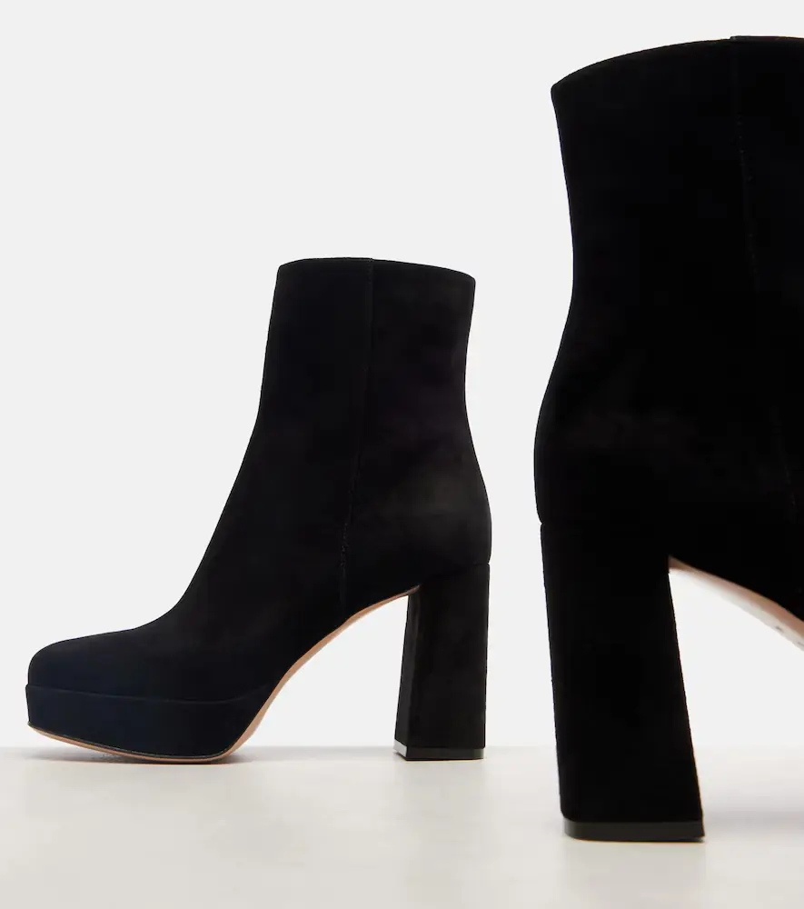 Gianvito Rossi Daisen 95 suede platform ankle boots | Thumbnail 4 Gianvito Rossi Daisen 95 suede platform ankle boots | Thumbnail 4