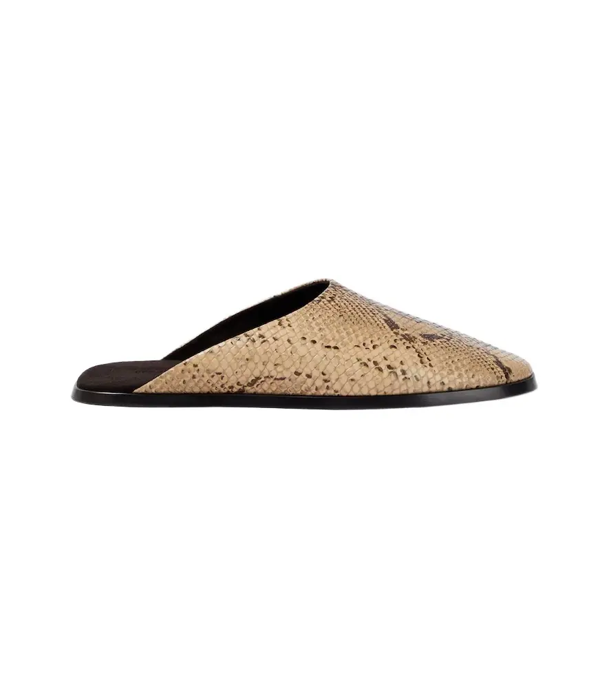 Fear of god Snake-effect leather mules | Image 1 Fear of god Snake-effect leather mules | Image 1