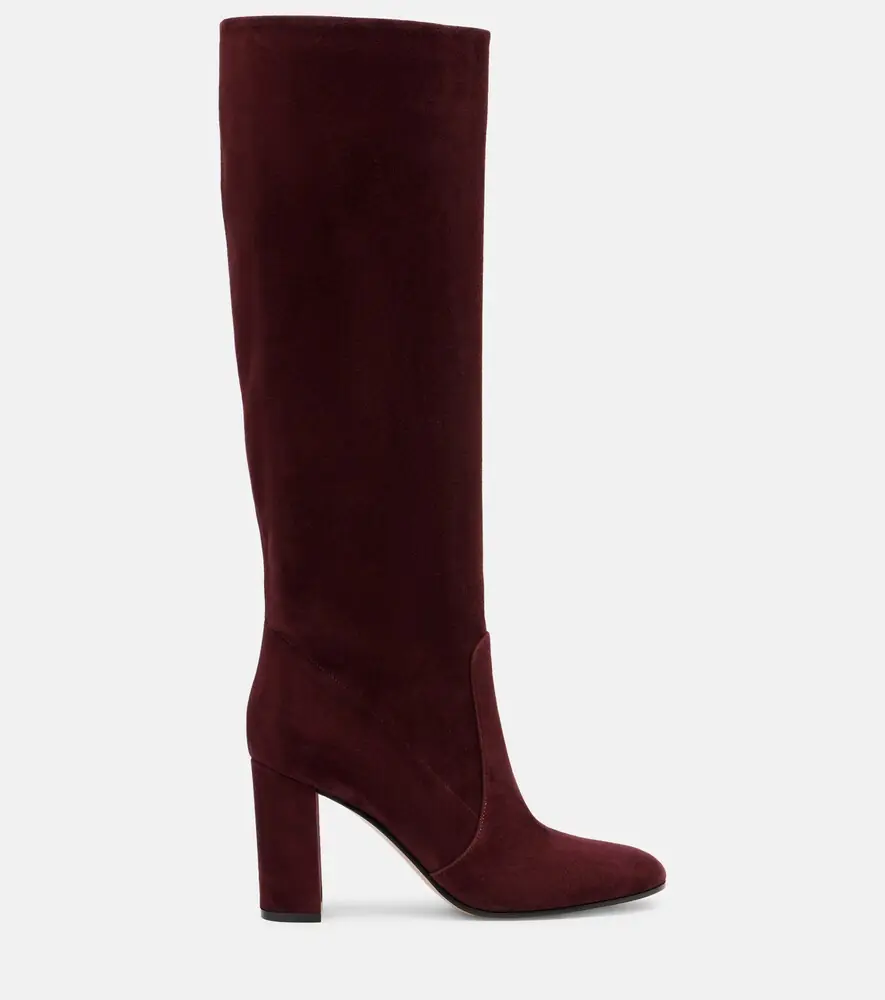 Gianvito Rossi Glen 85 suede knee-high boots | Thumbnail 3