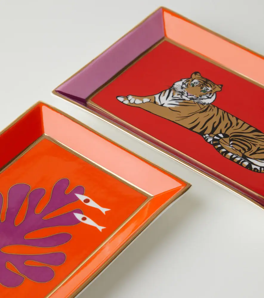 Jonathan Adler Playa painted ceramic tray | Thumbnail 3