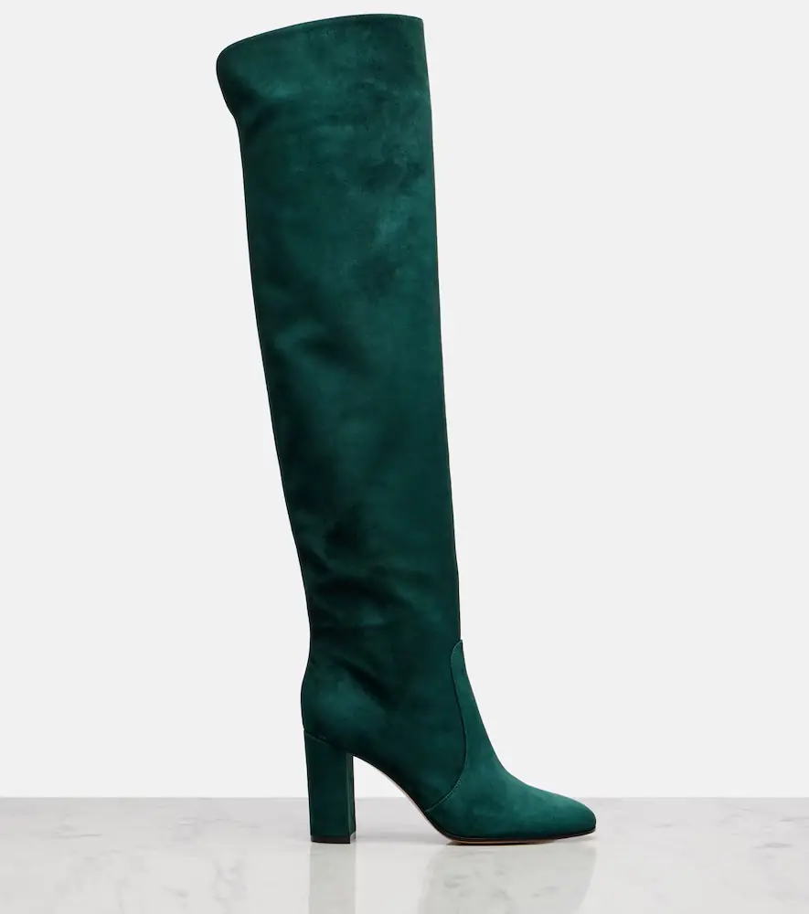 Gianvito Rossi Suede over-the-knee boots | Thumbnail 3