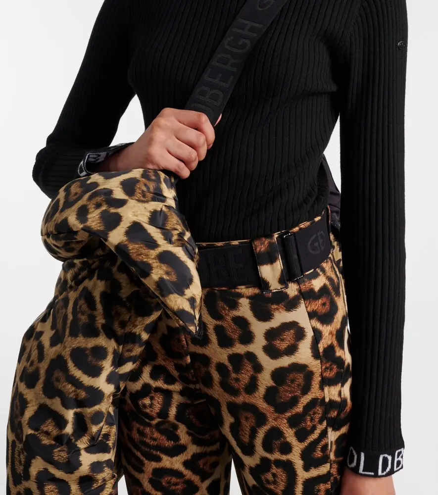 Goldbergh Pantera leopard-print down ski jacket | Thumbnail 2