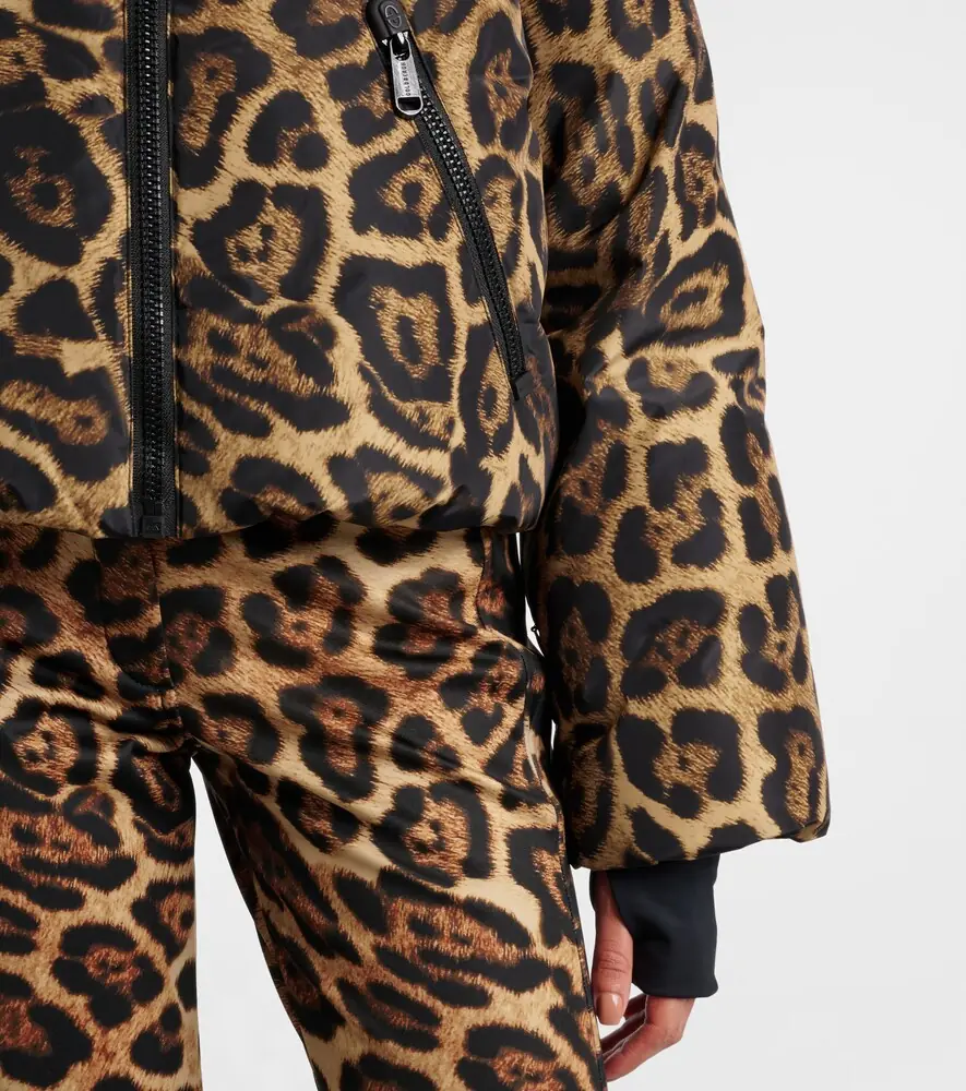 Goldbergh Pantera leopard-print down ski jacket | Thumbnail 3