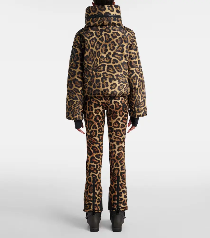 Goldbergh Pantera leopard-print down ski jacket | Thumbnail 4