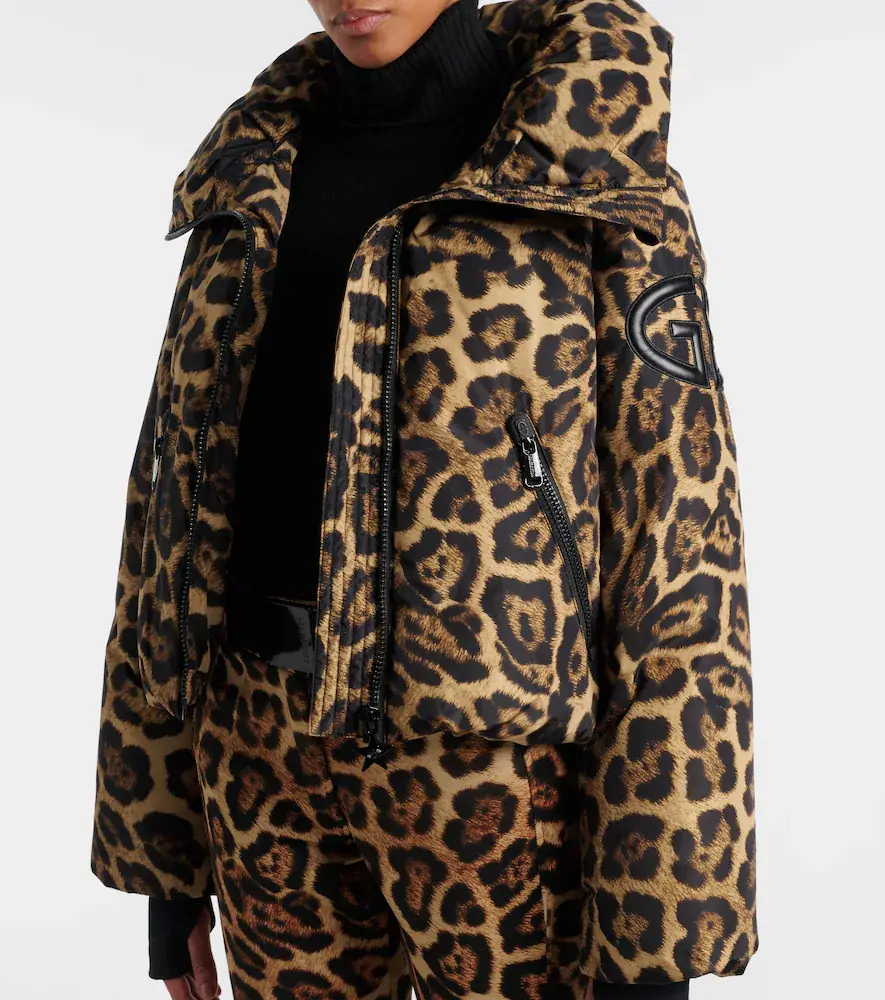 Goldbergh Pantera leopard-print down ski jacket | Thumbnail 5