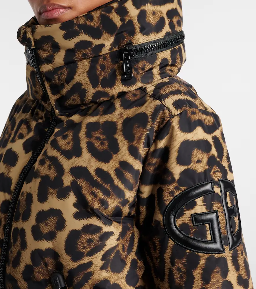 Goldbergh Pantera leopard-print down ski jacket | Thumbnail 7