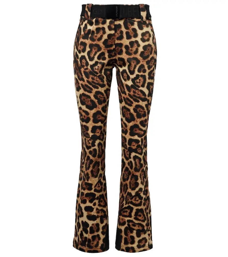 Goldbergh Minou leopard-print ski pants