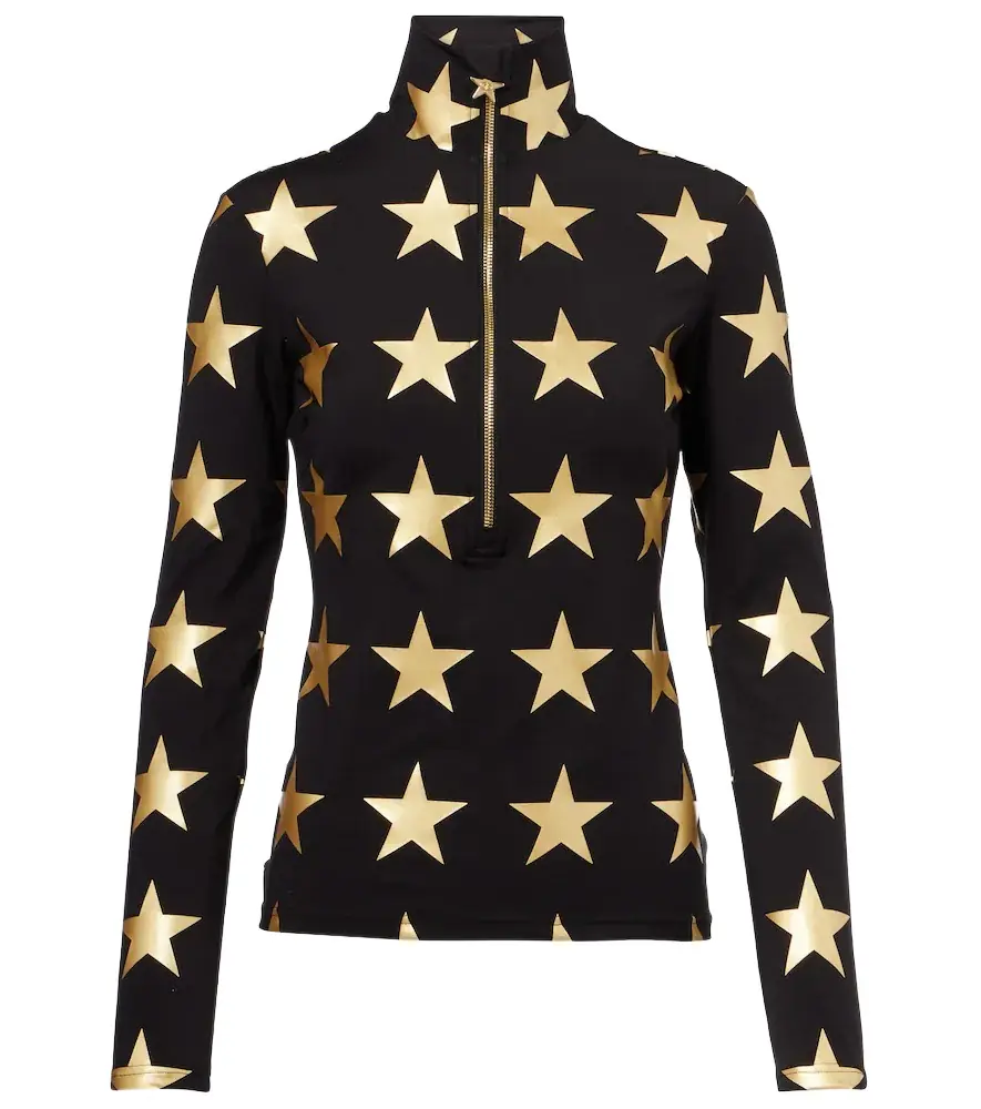 Goldbergh Lunaria printed half-zip ski top | Image 1 Goldbergh Lunaria printed half-zip ski top | Image 1